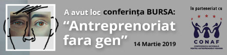 Conferinţa BURSA Antreprenoriat fără gen