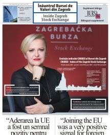 Înăuntrul Bursei de Valori din Zagreb