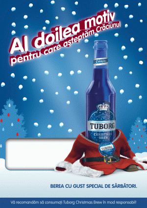 Tuborg Christmas Brew se lansează pentru al 11-lea an consecutiv