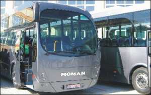 Primul autobuz "InterUrban" marca Roman SA 