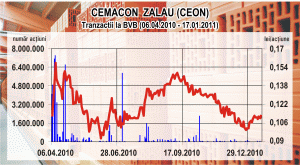 "Cemacon" Zalău îşi majorează capitalul cu doar 1,8 milioane de lei