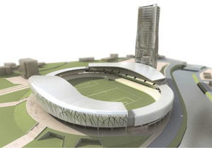 Inaugurăm primul stadion mare după o pauză de 28 de ani