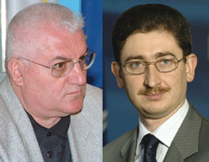 Dumitru Dragomir (stânga), Bogdan Chiriţoiu(dreapta)
