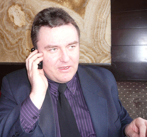 Domnul Andrzej Strzyzewski, preşedintele CA, director general şi director vânzări Europa de Sud "Porta Doors" din Arad.