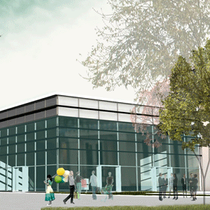Imaginea noului pavilion P7, care se va da în folosinţă în luna septembrie 2011, pe terenul de 227.160 mp deţinut de Expo Market Doraly din localitatea Afumaţi-Ilfov.