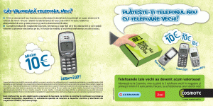 O nouă campanie de la Cosmote, Germanos şi Zapp