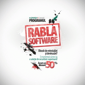 Kaspersky Lab lansează "Rabla Software" pentru companii
