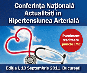 Conferinţa Naţională "Actualităţi în hipertensiunea arterială" va avea loc în septembrie