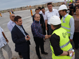 Emil Boc s-a întâlnit cu constructorii autostrăzii Arad-Timişoara.