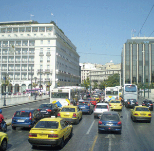 Taximetriştii şi medicii din Grecia, în grevă