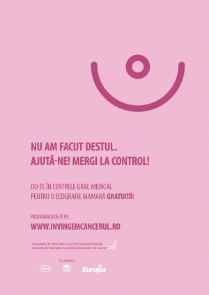 Federaţia Asociaţiilor Bolnavilor de Cancer lansează campania "Nu am făcut destul"