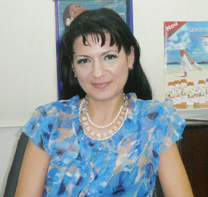 Doamna Irina Adam, director marketing "Gerocossen".