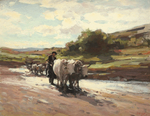 Nicolae Grigorescu. "Car cu boi".