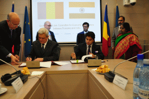 Comisie mixtă guvernamentală de cooperare economică, între ţara noastră şi India
