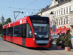 The "Imperio" streetcar was manufactured for the first time in Arad.