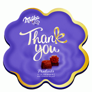 Noi cutii pentru pralinele I Love Milka şi Milka Thank You
