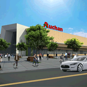 "Auchan" investeşte 60 milioane euro în transformarea platformei "Tractorul" Braşov