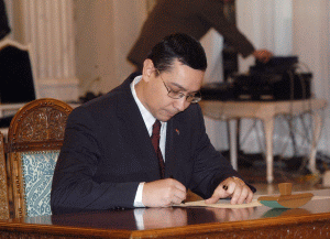 Guvernul Ponta, în faţa Parlamentului