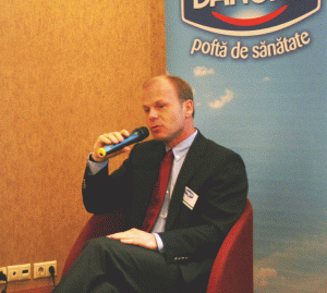 Dieter Schulz, Director General Danone pentru Europa Centrala şi de Sud-Est.