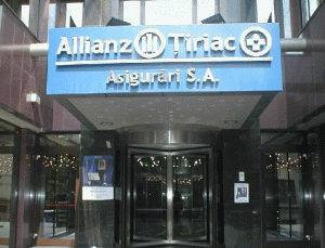 Allianz-Ţiriac Asigurări a obţinut în primul trimestru venituri cu 10% mai mici