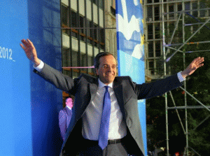 Antonis Samaras (foto) a dat asigurări, imediat după depunerea jurământului în faţa preşedintelui ţării, Karolos Papoulias, că guvernul va face totul pentru scoaterea ţării din criză.
