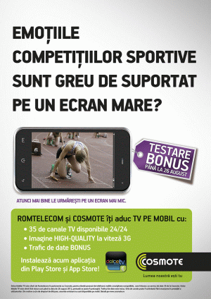 Romtelecom şi COSMOTE au lansat Dolce Mobile TV