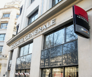 Profitul diviziei de corporate & investment banking din cadrul "Société Générale" a scăzut la 131 milioane euro în trimestrul al doilea din 2012, de la 449 milioane euro în aceeaşi perioadă din 2011.