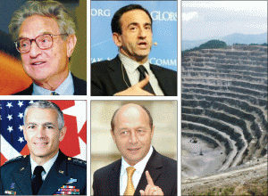 George Soros, Philip Gordon, Wesley Clark, Traian Băsescu.