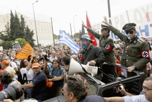 Greek prime minister Antonis Samaras said: "The Greeks are proud people. We know how to honor our friends. Today we welcome a friend".