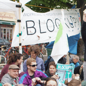 Proteste Blockupy la sediul BCE