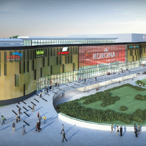 Centrul comercial Korona Mall va fi finalizat abia în a doua parte a lui 2015