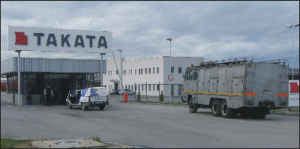 Compania Takata Petri deţine mai multe hale de producţie în Zona Industrială Vest Arad