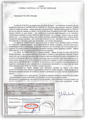 ASF a găsit sesizarea în al doilea caz de furt de acţiuni