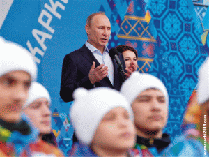 Olimpiada, prinsă între lipsurile "Mamei Rusii"şi ambiţiile "Tătucului Putin"