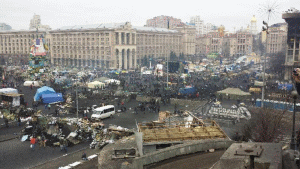 Ucraina: Este linişte în Euromaidan după armistiţiul de ieri