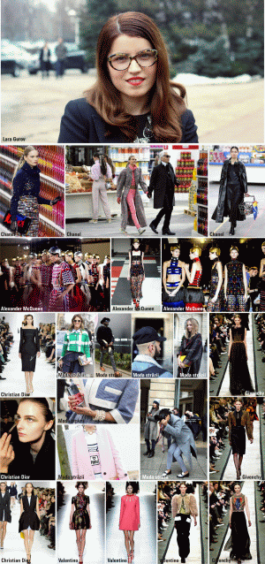 Colega noastră Lara Gurov, invitată la "Paris Fashion Week 2014"