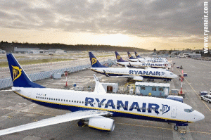Profitul "Ryanair" scade pentru prima oară în ultimii cinci ani
