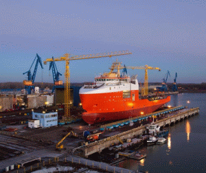 Şantierul naval Vard Tulcea va construi coca unei nave proiectate de Rolls-Royce