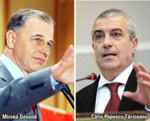Geoană şi Tăriceanu, "aripi false" în meciul prezidenţialelor