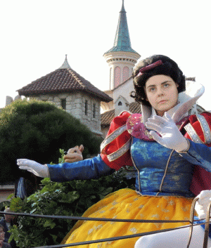Ioana Petrescu, at Disneyland