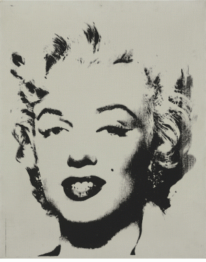 Andy Warhol.White Marilyn
