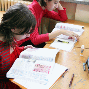 Scandal în Educaţie cu cărţile pe masă