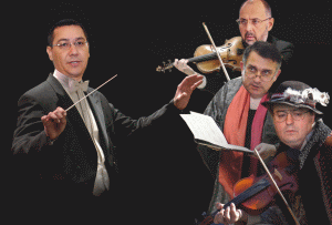 Romanian and Hungarian nationalists singing "Sârba în căruţă" together, with Victor Ponta conducting.