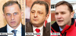 Geoană, Vanghelie şi Şova, pentru un nou partid