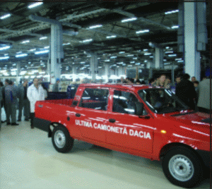 "Dacia" a încetat fabricarea modelului utilitar Pick-up