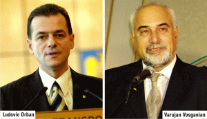 Guvernul îi reclamă la DNA pe Orban şi Vosganian