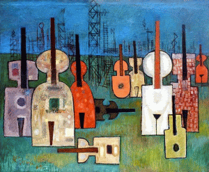 Alexandru Ţipoia - "Câmp cu instrumente muzicale"