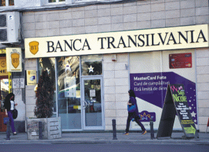 Profitul brut al Băncii Transilvania - în creştere cu 8% faţă de primul semestru din 2014