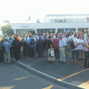 Protest spontan la IAR Ghimbav