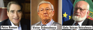 Figurile istorice Petre Roman, Victor Stănculescu şi Gelu Voican Voiculescu, la mâna nou venitului Klaus Iohannis